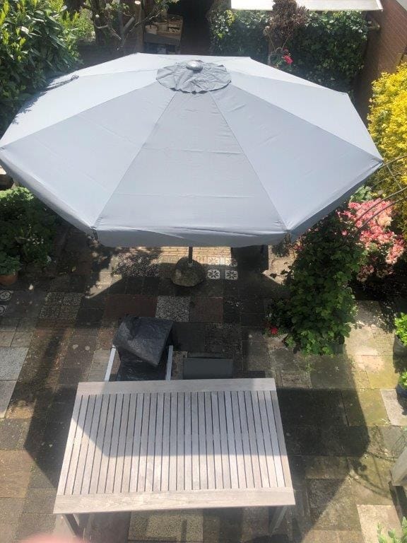 Parasoldoek : Sonnenschirmbezug : teloombrellone : tela sombrilla : telo ombrelonne : toile parasol